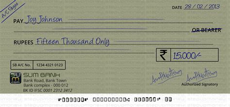 how to write numbers in words on cheque in india