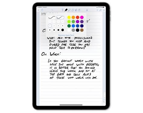 how to write on powerpoint with apple pencil