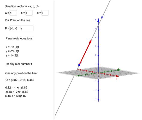 how to write parametric equations in geogebra