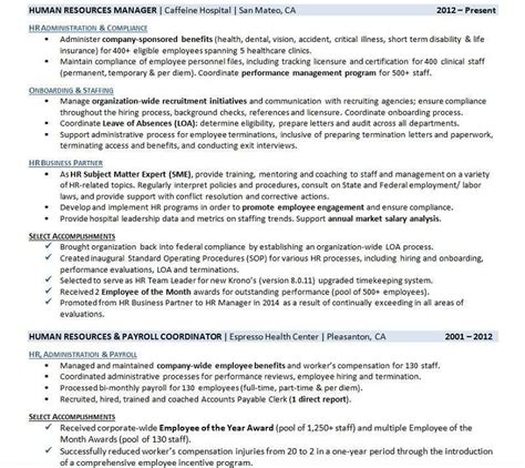 how to write previous work experience in cv