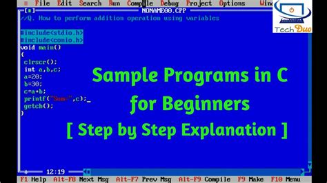 how to write programs for beginners