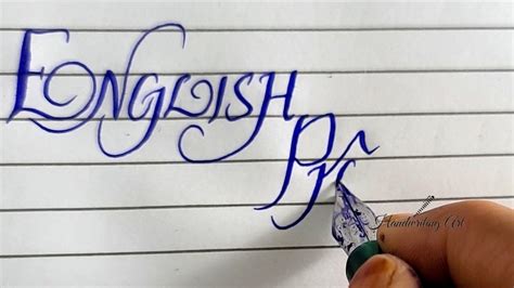 how to write project in english