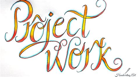 how to write project work in english for students