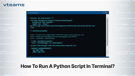 how to write python script in linux terminal