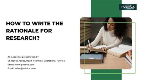 how to write rationale in research pdf