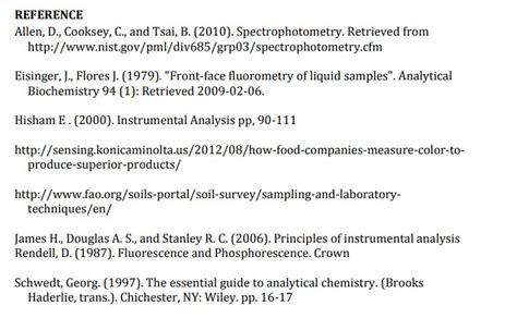 how to write references sample for research