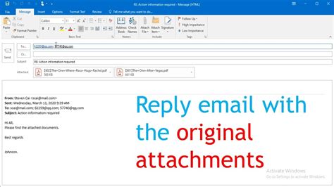 how to write reply email with attachment