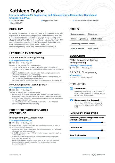 how to write resume for phd