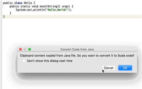how to write scala code in intellij