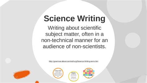 how to write science and technology writing in journalism