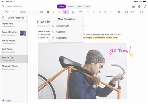 how to write superscript in ipad