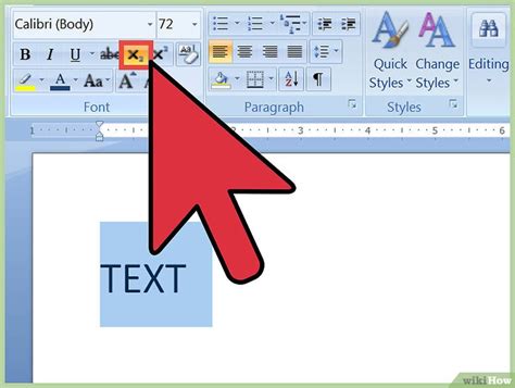 how to write superscript in word 2007