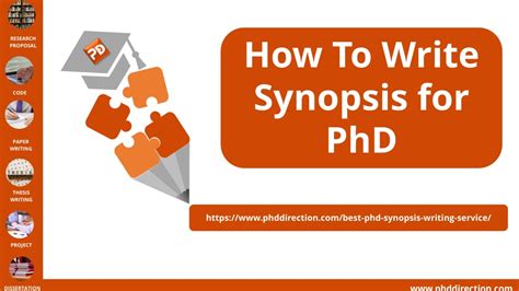 how to write synopsis for phd ppt