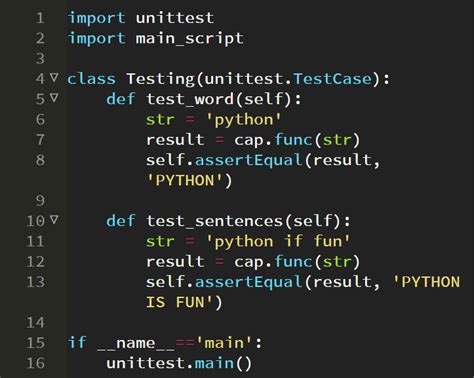 how to write tests in python