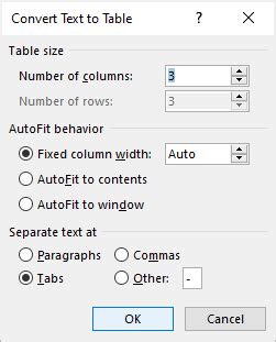 how to write text below table in word