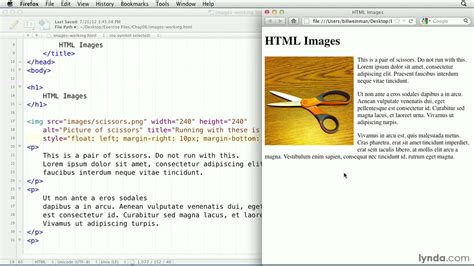 how to write text over image in html