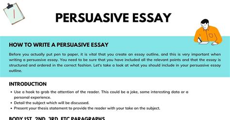 how to write thesis statement in persuasive essay