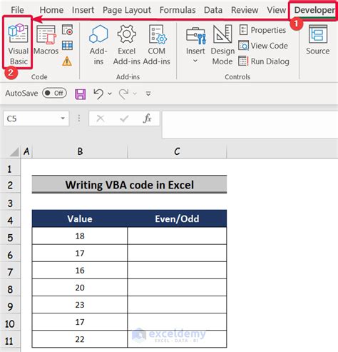 how to write vba code in excel mac