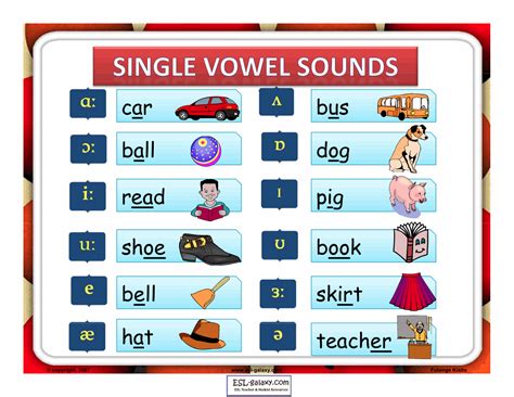 how to write vowels in english