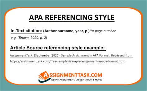 how to write website reference in assignment in apa format