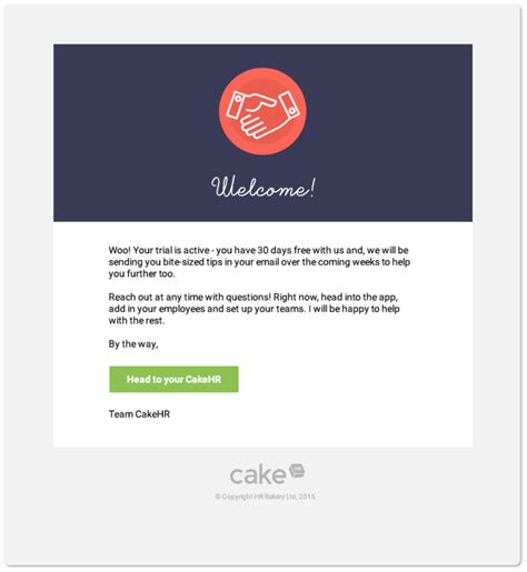 how to write welcome email to client