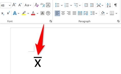 how to write x1 in word