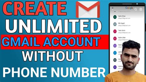 how to.create a youtube account without phone verification