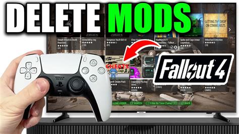 how.to disable mods fallout 4 ps5