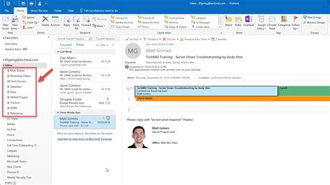 how.to.set up a folder in outlook on iphone