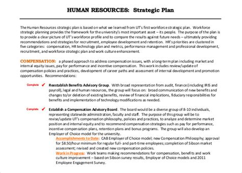 hr strategy statement examples