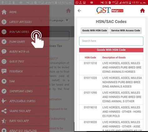hsn code for app development