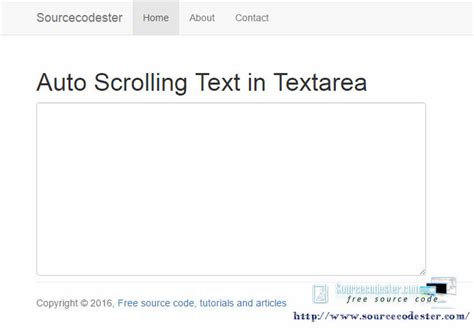 html code for auto scrolling text box