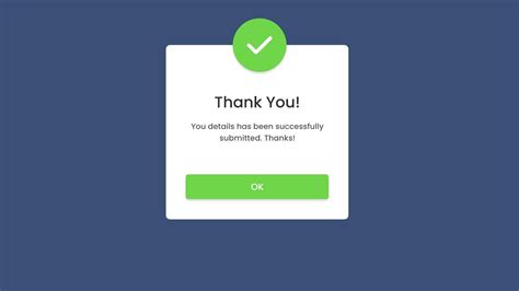 html code for popup message box
