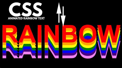 html color code rainbow text