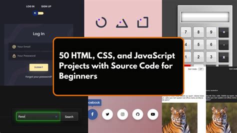 html css and javascript projects pdf