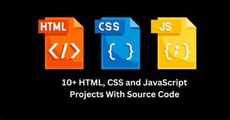html css and javascript projects with source code