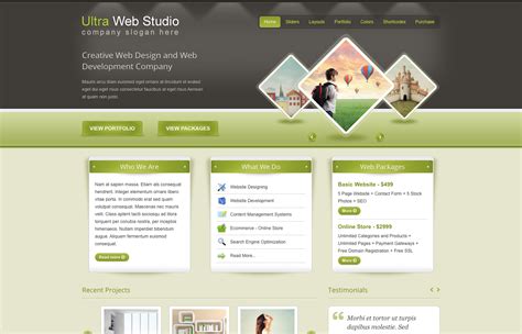 html css js website templates with source code