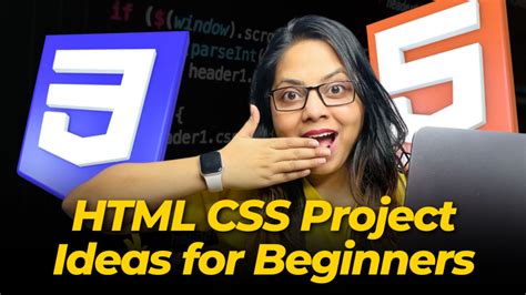 html css project ideas for beginners