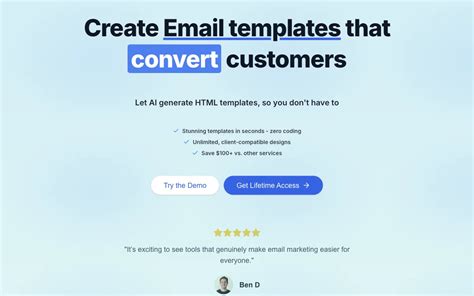 html email template generator ai