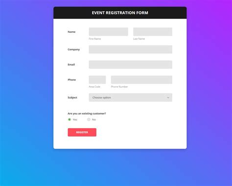 html form design examples with code bootstrap
