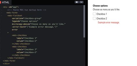 html form example codepen