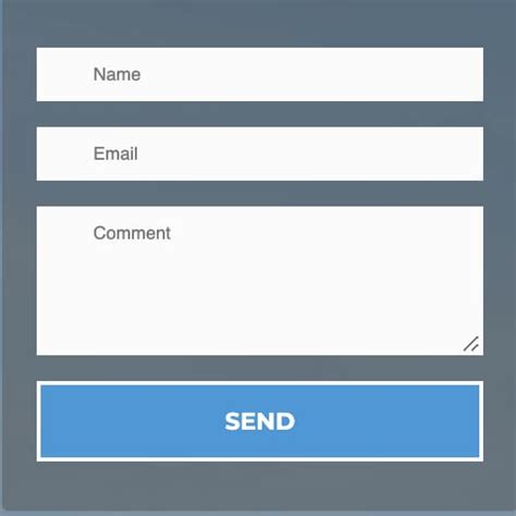 html form template codepen