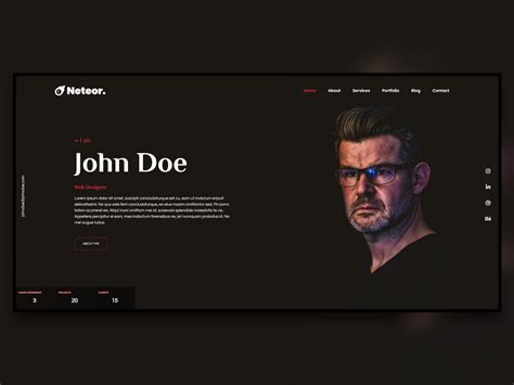 html portfolio samples
