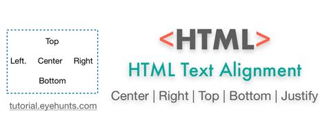 html tag text align justify