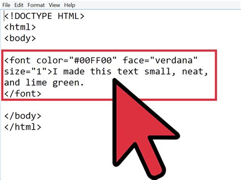 html tag to add color to text