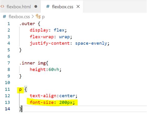 html text change font size