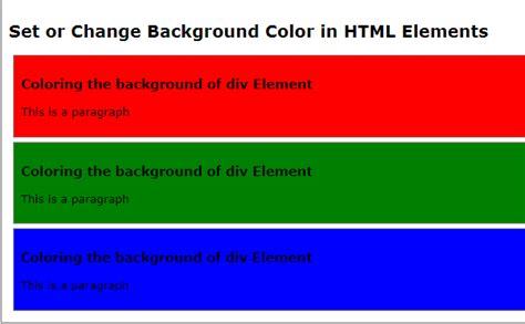 html5 background color code