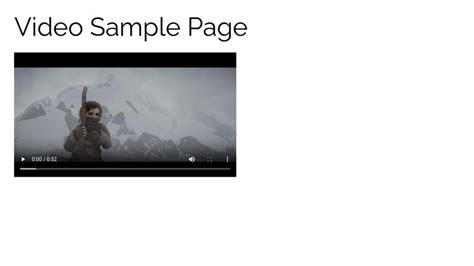 html5 video sample