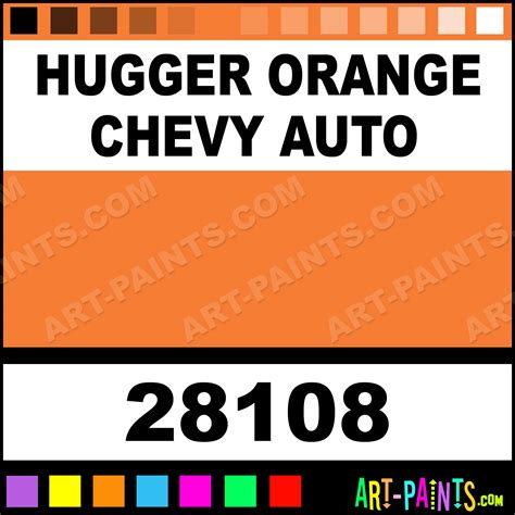 hugger orange paint code