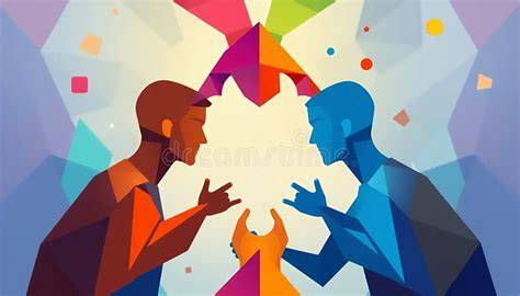 human figures interacting